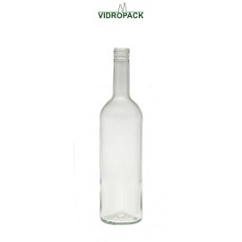 750 ml bordeaux (308) classic vinflaske klar til MCA skruelåg (28mm)