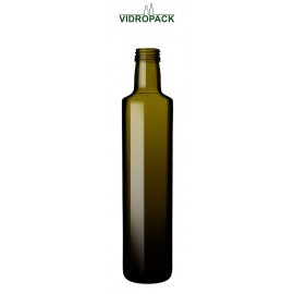 750 ml Dorica Flasche antikgrün mit Schraubverschluss 31,5mm Mündung