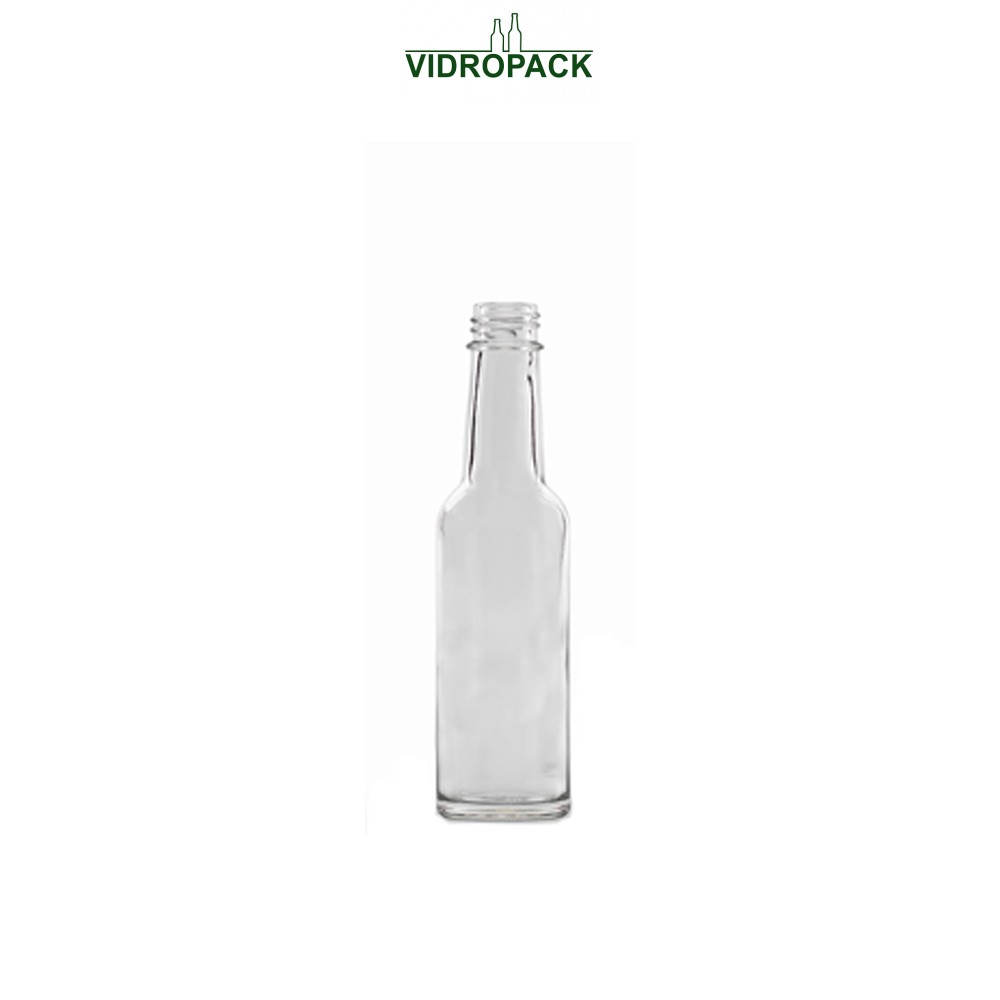 Ruim gloeilamp Prime 150 ml sauce helder glas fles med 25 mm schroefdop monding (GL25)