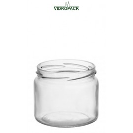 330 ml glazen pot helder glas met twist-Off 82 (TO82) monding