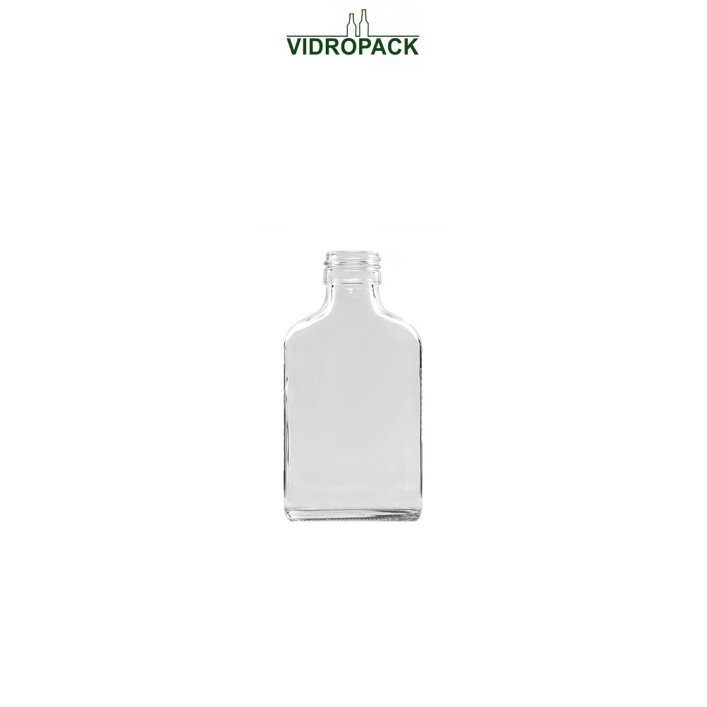 handboeien laden AIDS 100 ml zakflakon helder glazen fles met schroefdop monding (PP28)