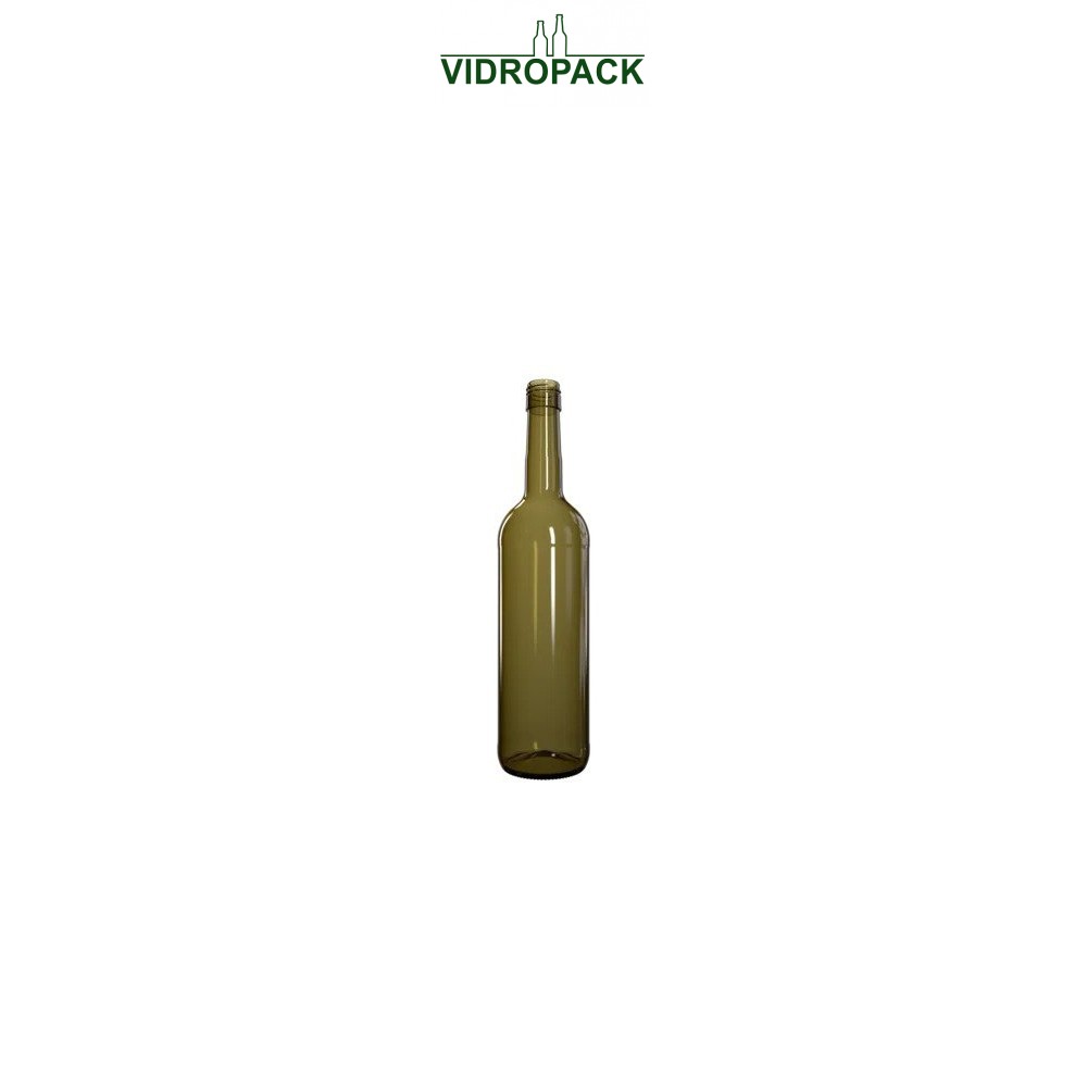 750 ml Bordeaux (308) Classic antikgrüne Flasche mit Schraubverschluss BVS Mündung