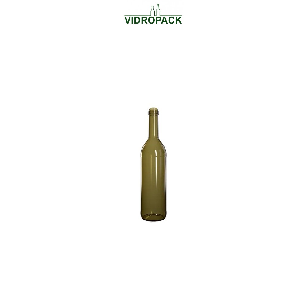 750 ml bordeaux (308) classic vinflaske antikgrøn til prop BM munding