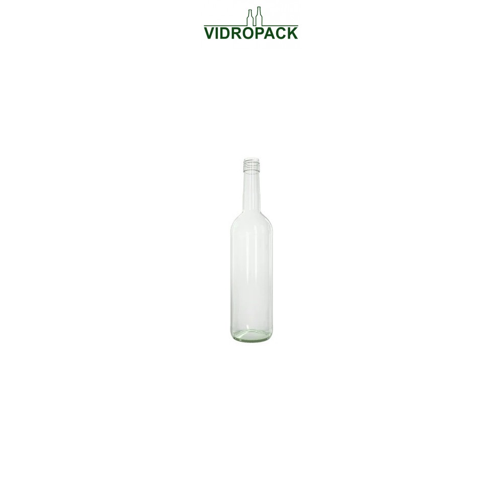 750 ml bordeaux (308) classic wijnfles helder glas schroefdopmonding BVS