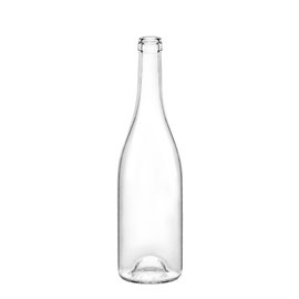 750 ml Bourgogne wijnfles helder glas kurk monding BM