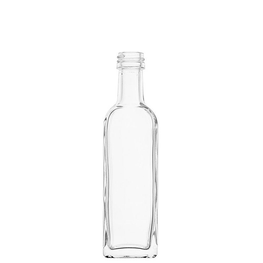 60 ml Marasca Klarglas Flasche mit Schraubverschluss PP18 Mündung