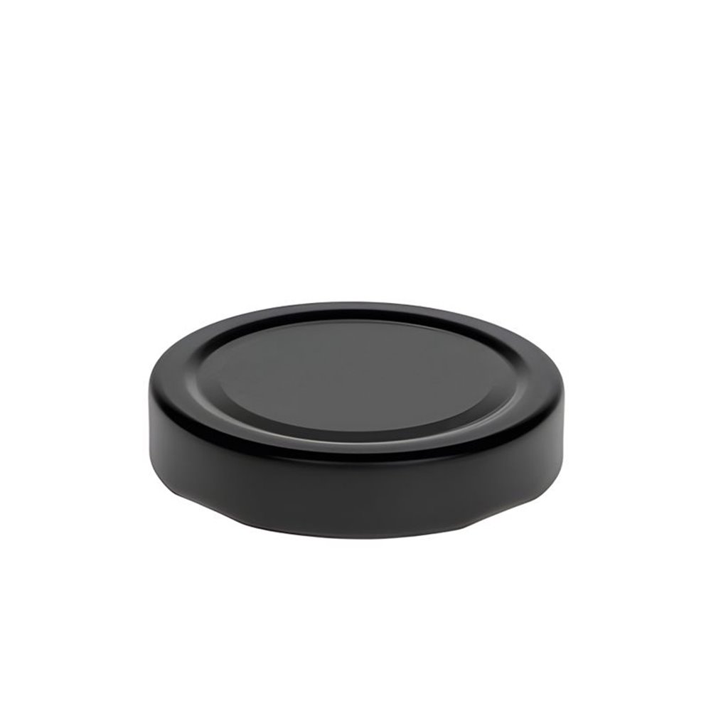 Twist off lid 66 deep matt black - Pasteurization (no button)